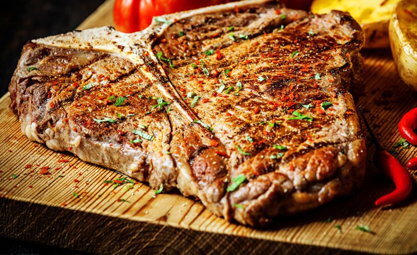 Grassfed beef t-bone